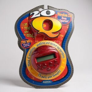 Mattel 20Q Handheld Game Vintage 2000s Twenty Questions Mind Reader